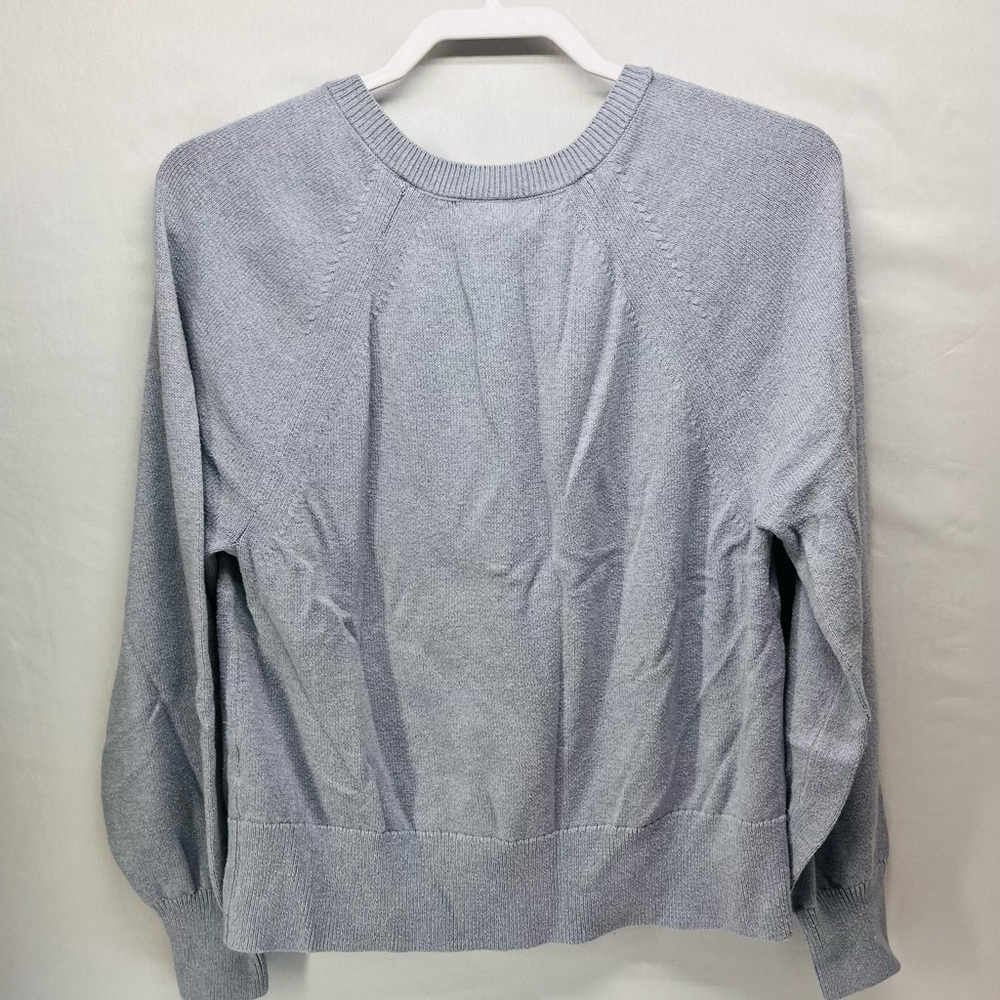 Banana Republic Light Gray Crew Neck Sweater - Picture 2 of 6